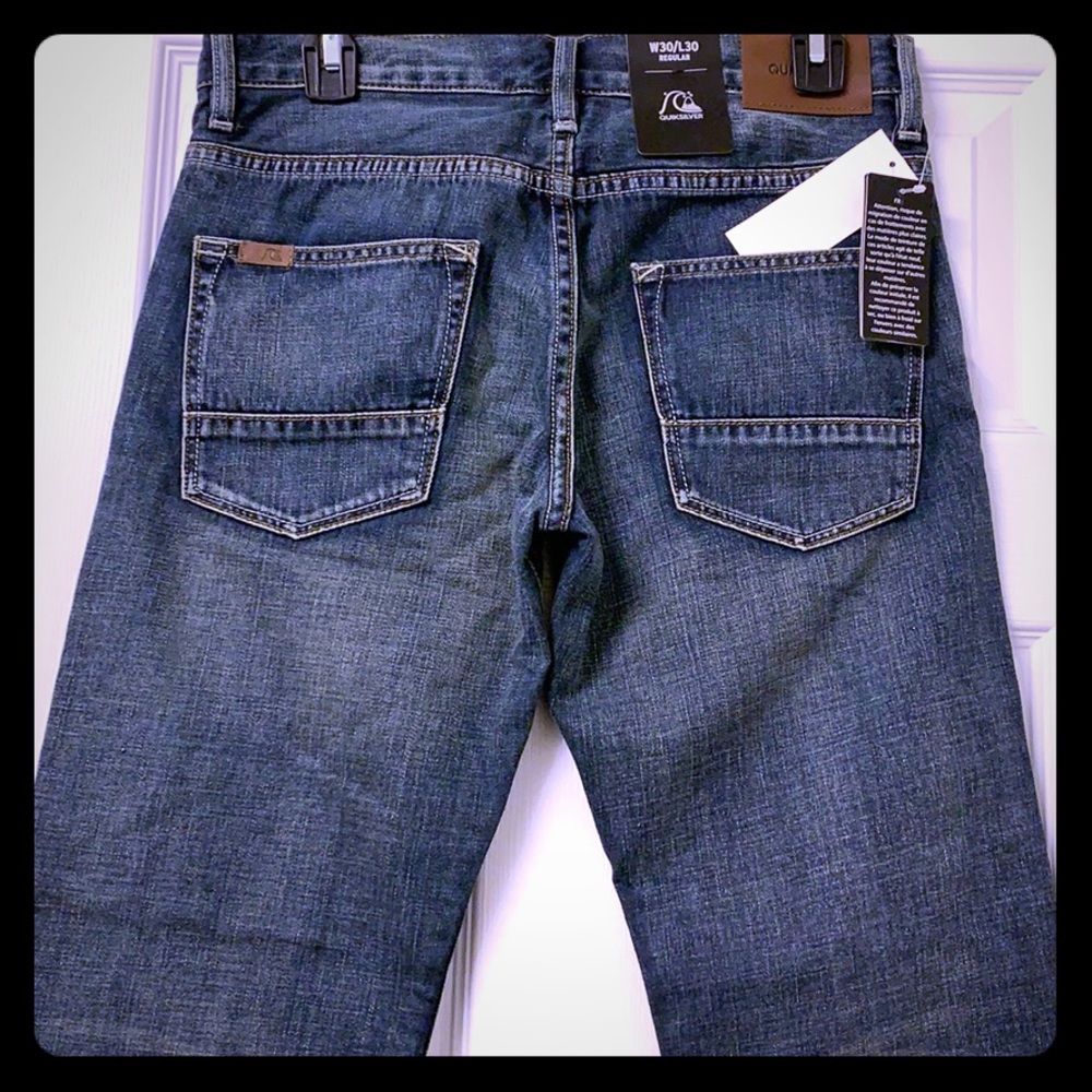 HP3/7 NWT QUICKSILVER Men’s Regular JeansSize: 30 - Picture 2 of 8